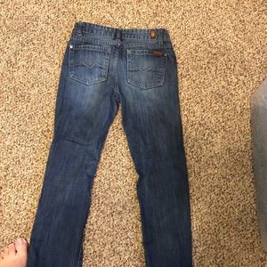 Boys size 10, 7 For Mankind jeans.